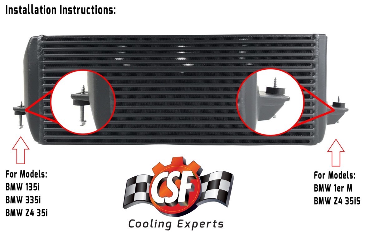 CSF performance intercooler voor *35i N54 en N55