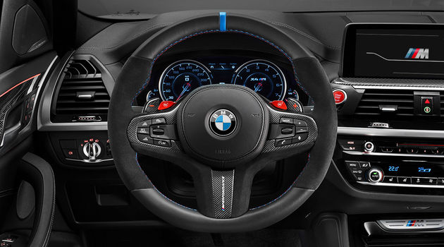 BMW M Performance Stuurwiel Bekleding, Koolstofvezel / Alcantara