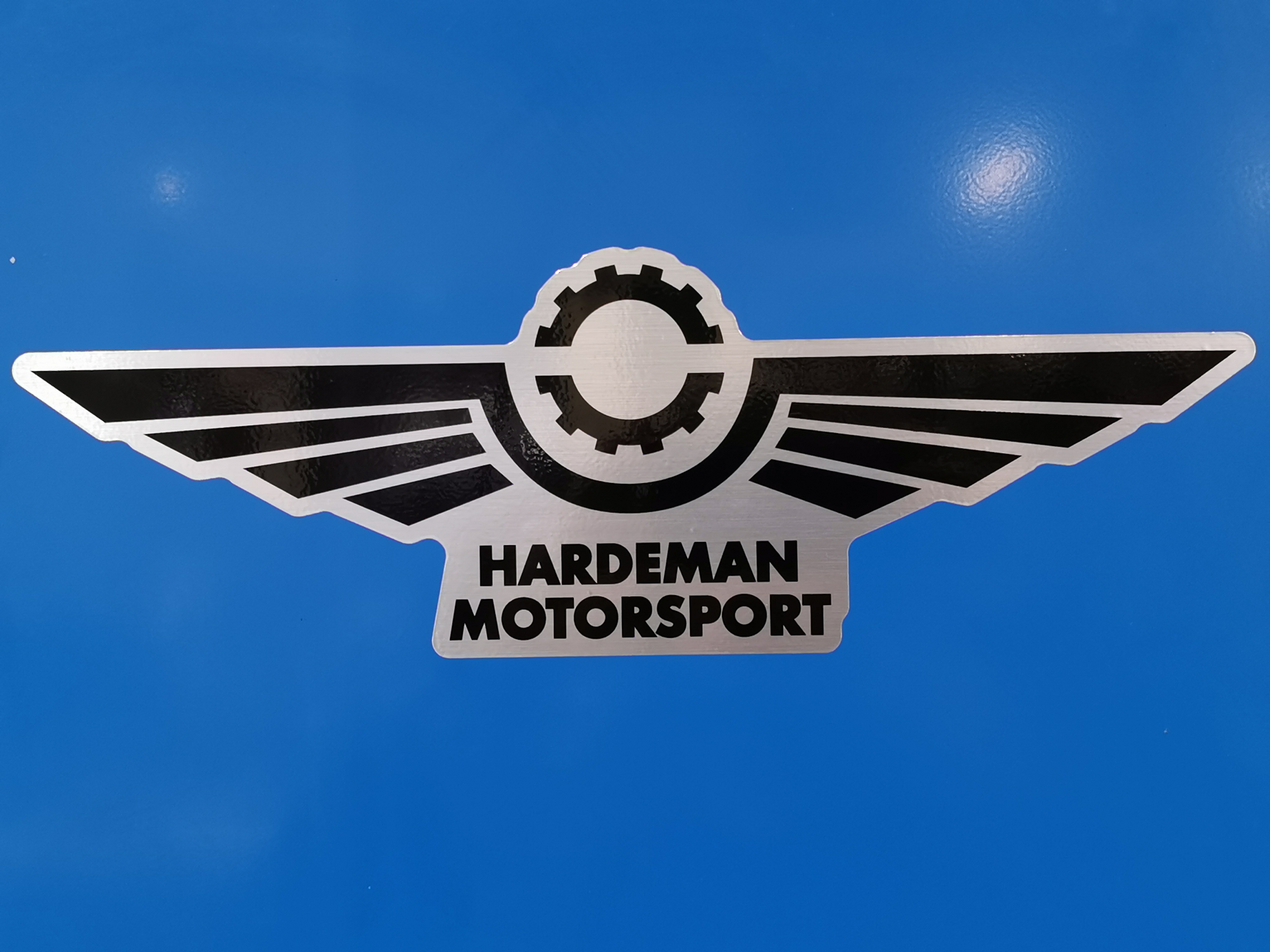 Sticker Hardeman Motorsport 40cm breed