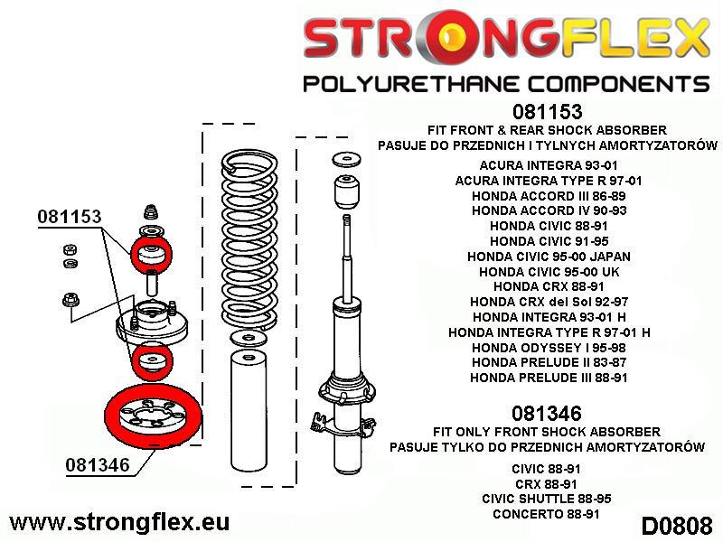 081153A: Shock absorber mounting SPORT