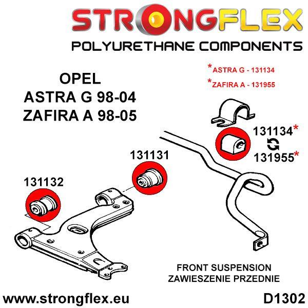 131131A: Front wishbone rear bush SPORT