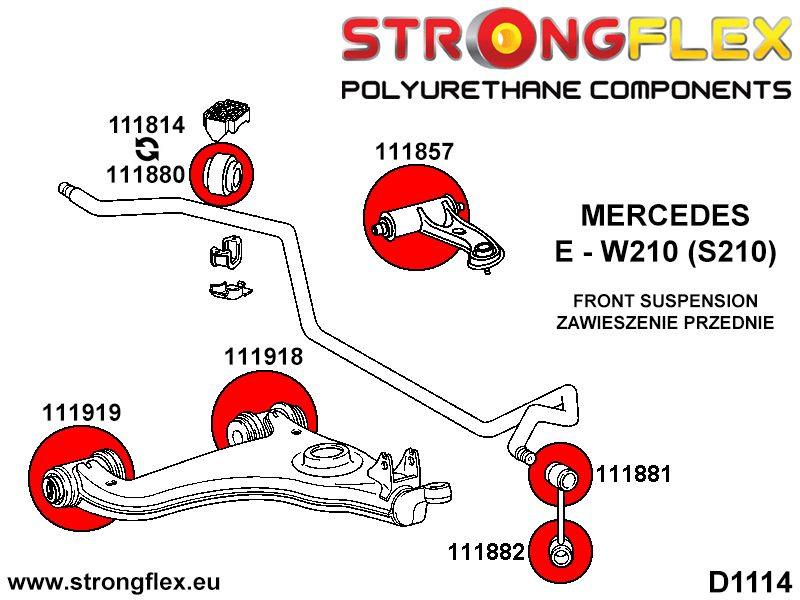 111881A: Front anti roll bar link bush SPORT