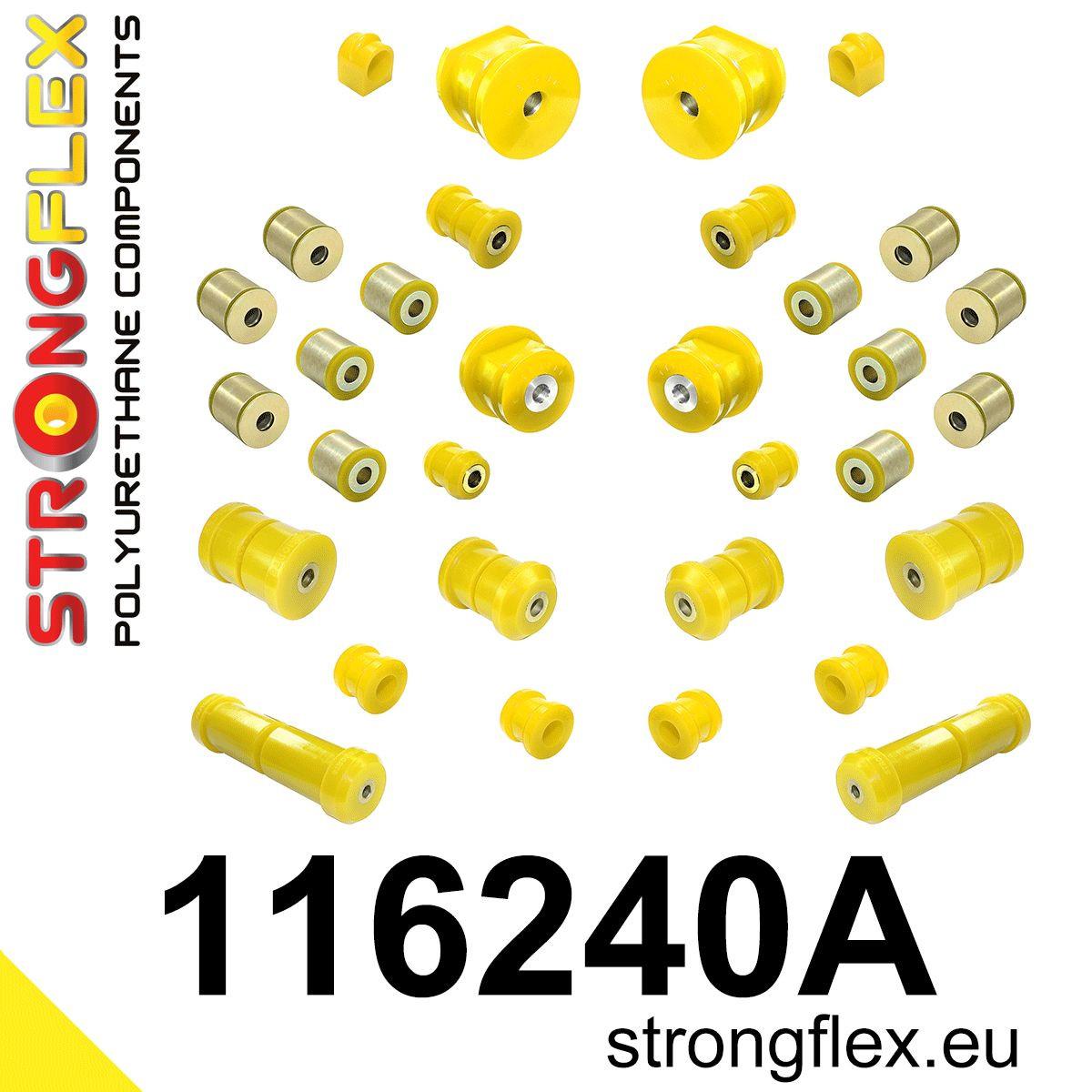 116240A: Full suspension bush kit SPORT