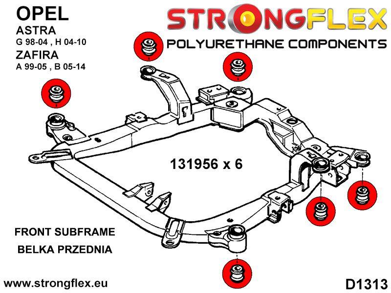 131956A: Front subframe bush SPORT