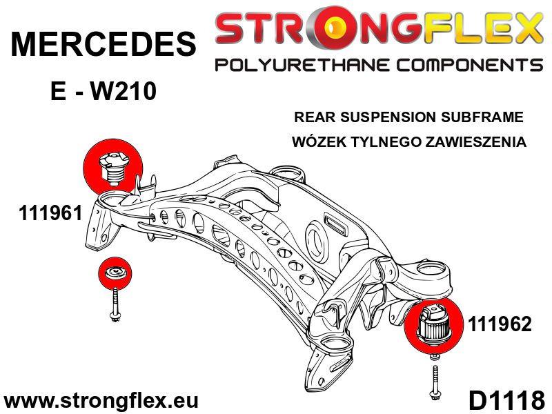 111961B: Rear subframe - front bush