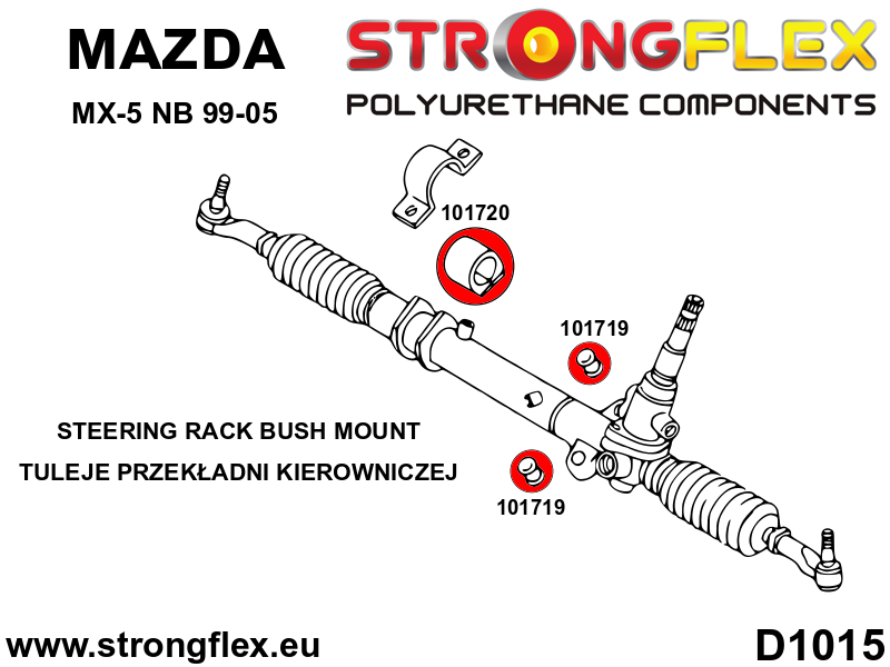 101719B: Steering rack bush