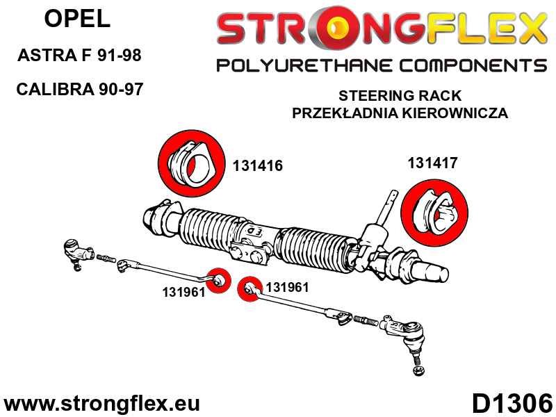 131961B: Front tie rod bush