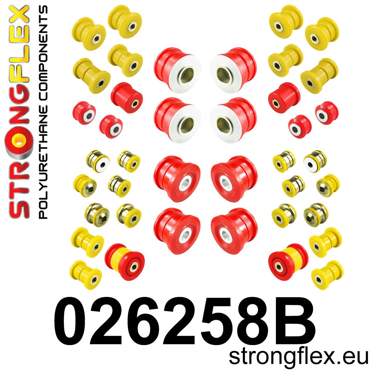 026258B: Full suspension  polyurethane bush kit