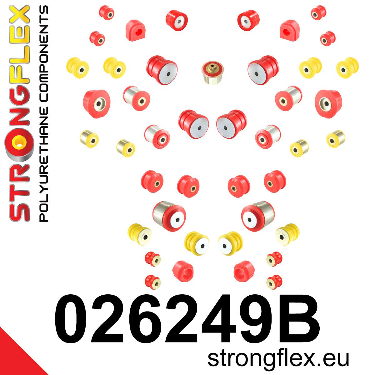 026249B: Full suspension  polyurethane bush kit