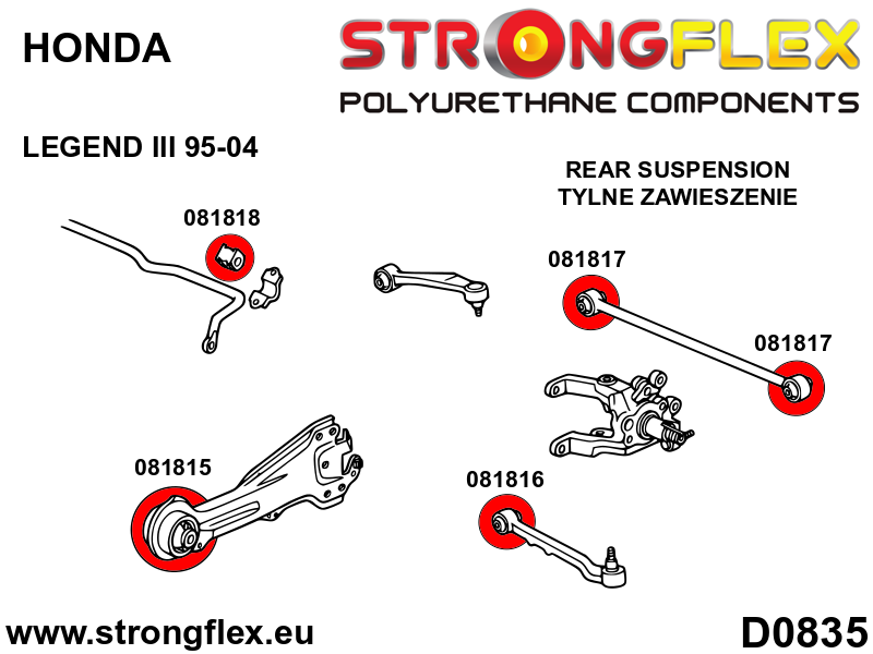 081815B: Rear trailing arm bush