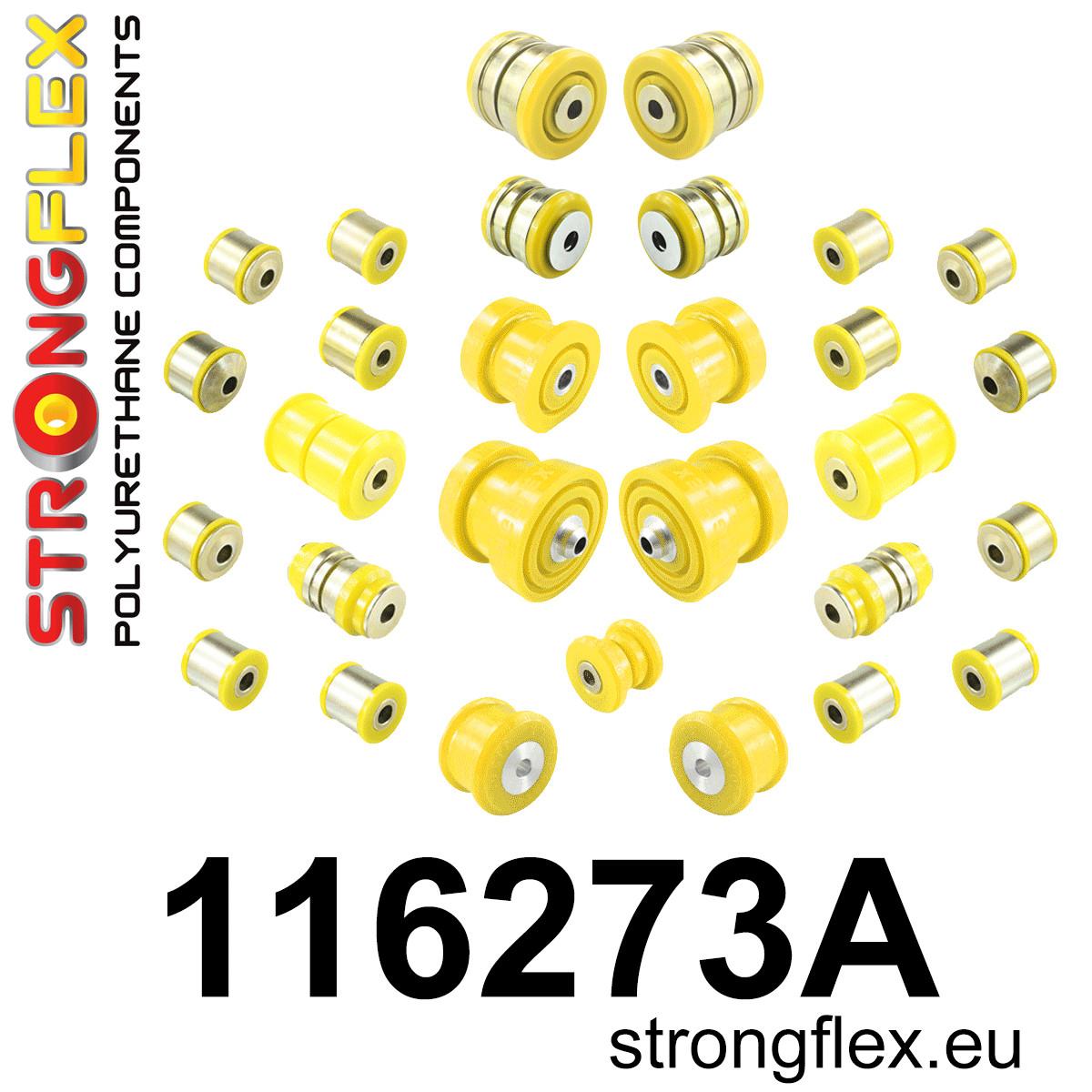 116273A: Full suspension  polyurethane bush kit SPORT