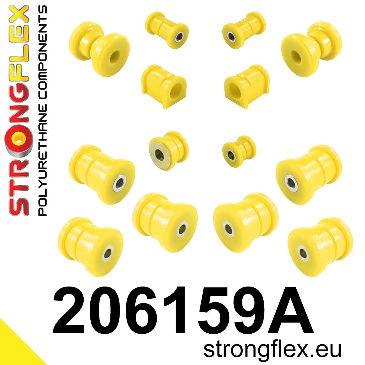 206159A: Full suspension  polyurethane bush kit SPORT