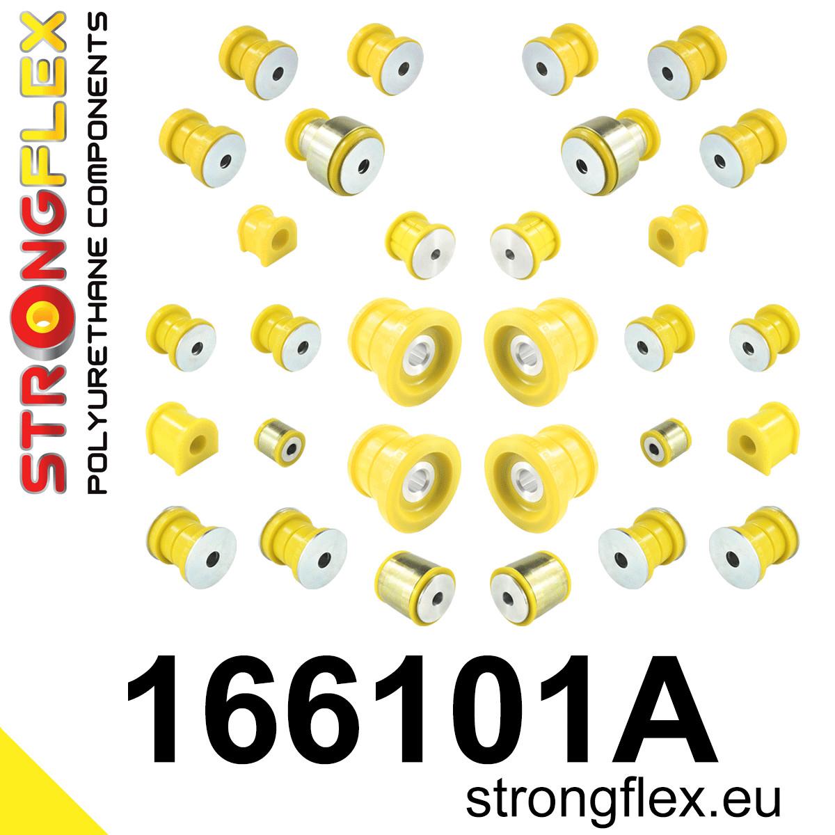 166101A: Full suspension  polyurethane bush kit SPORT