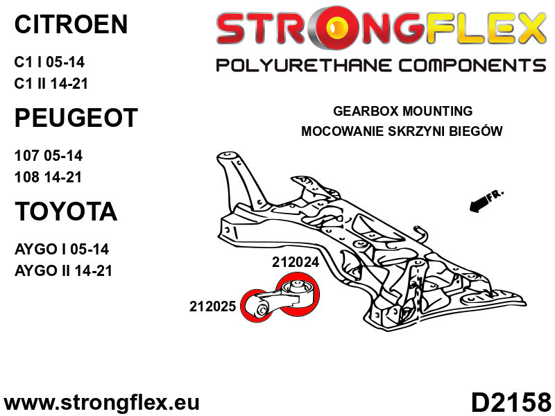 212025A: Transmision mount SPORT