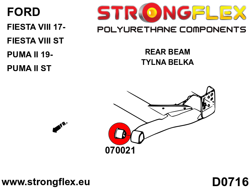 070021B: Rear beam bush