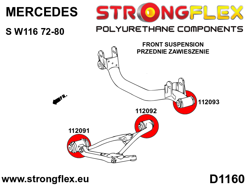 112092A: Front lower arm – rear bush SPORT