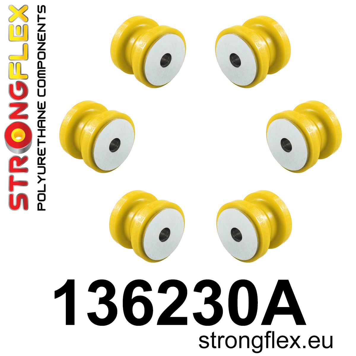 136230A: Front subframe bush kit SPORT