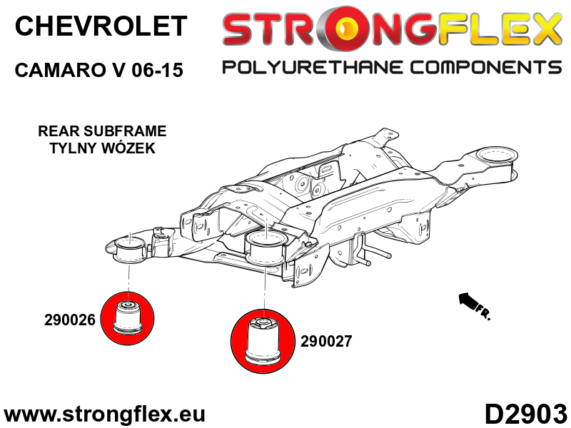 290027B: Rear subframe - rear bush