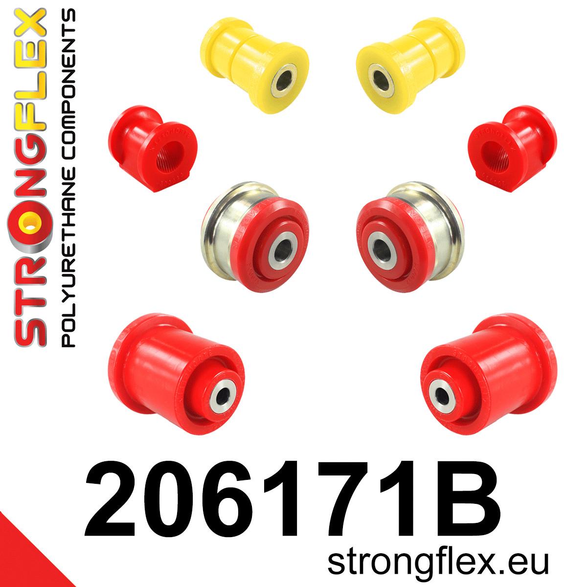 206171B: Front suspension and ream beam bush kit