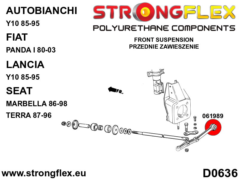 061989B: Front wishbone bush - inner