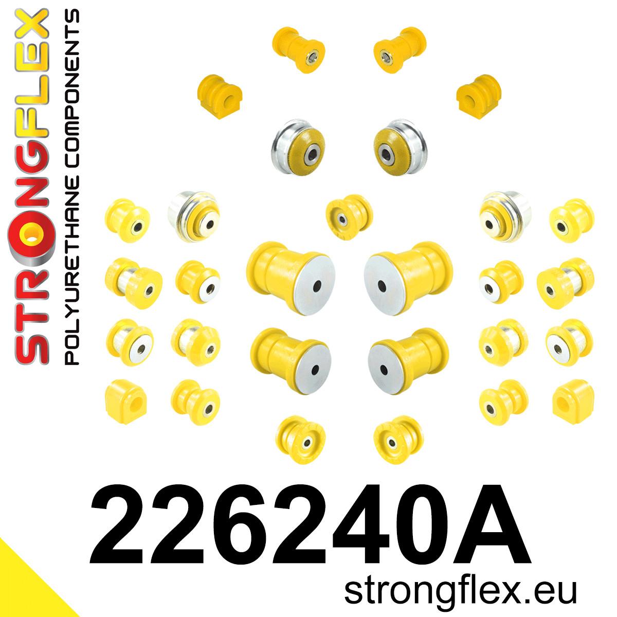 226240A: Full suspension polyurethane bush kit SPORT