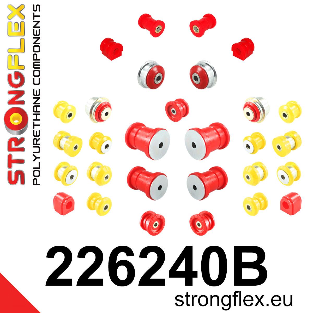 226240B: Full suspension polyurethane bush kit