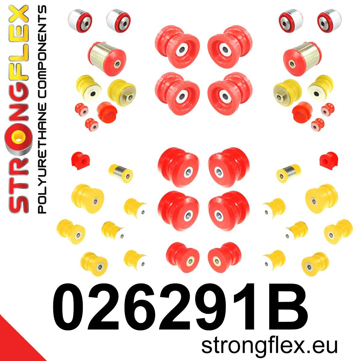 026291B: Full suspension polyurethane bush kit