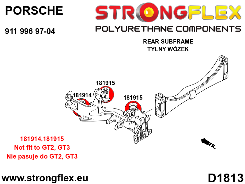 181914A: Rear subframe - front bush SPORT