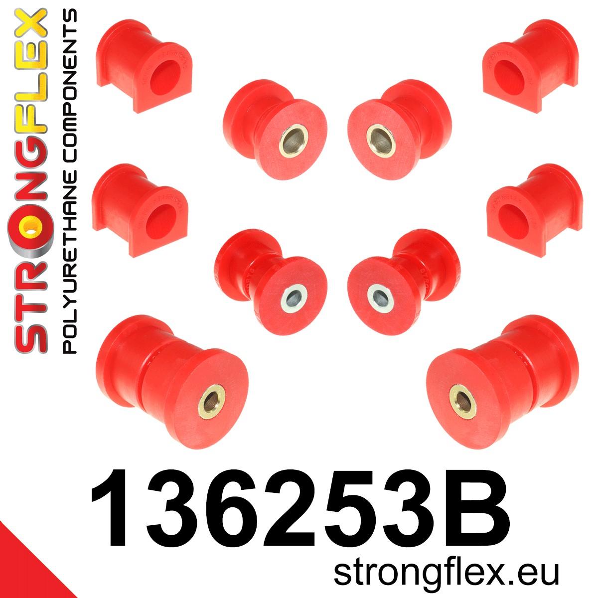 136253B: Front suspension and ream beam bush kit