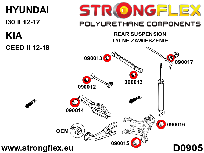 096102B: Full suspension bush kit