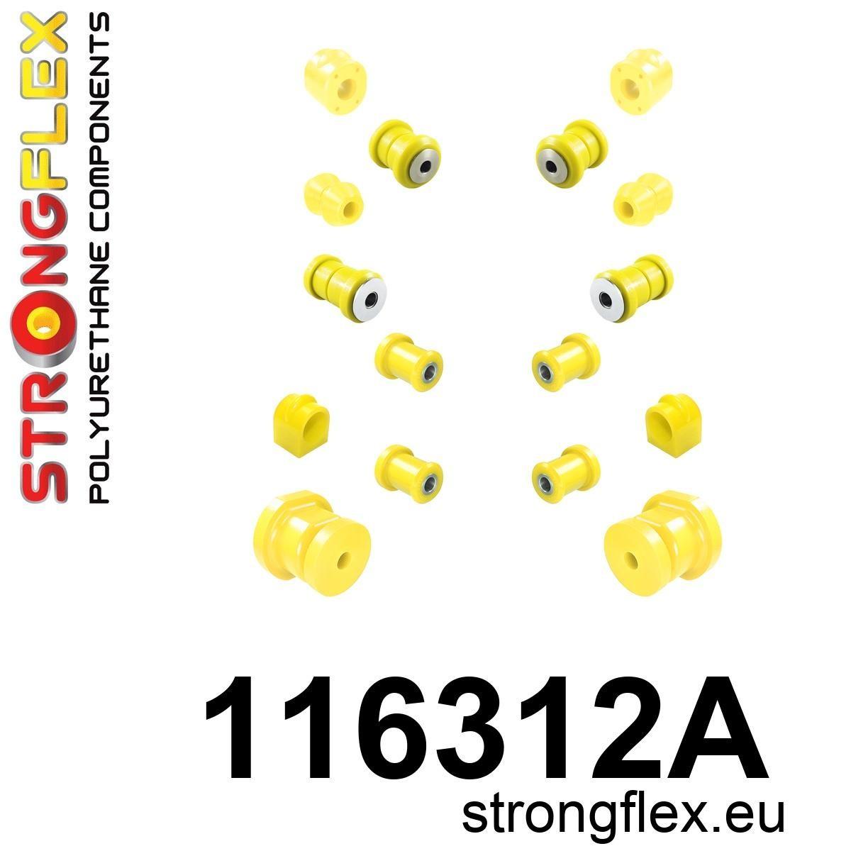 116312A: Full suspension bush kit SPORT