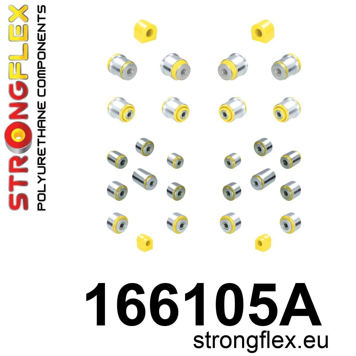 166105A: Full suspension bush kit SPORT