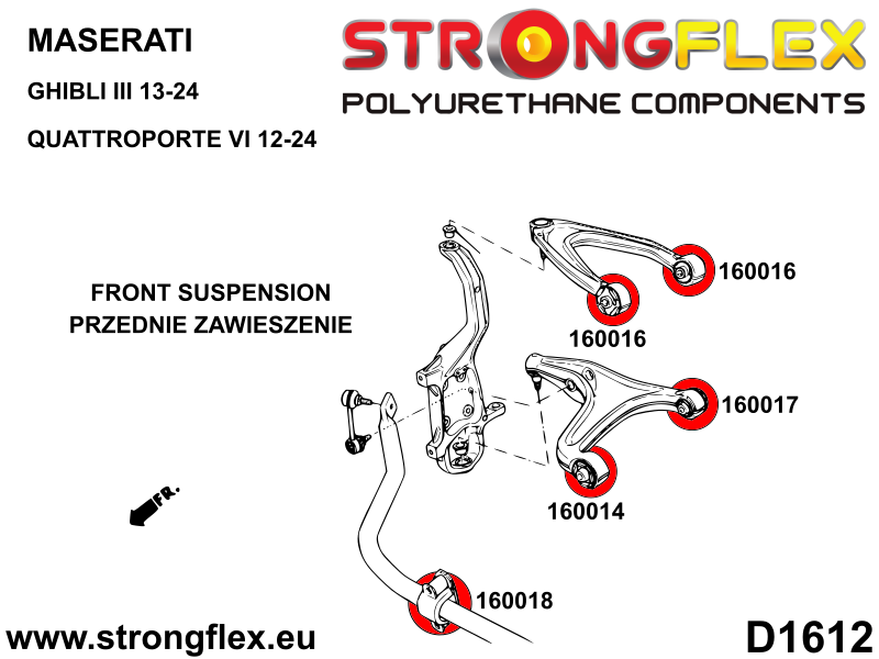 166105B: Full suspension bush kit