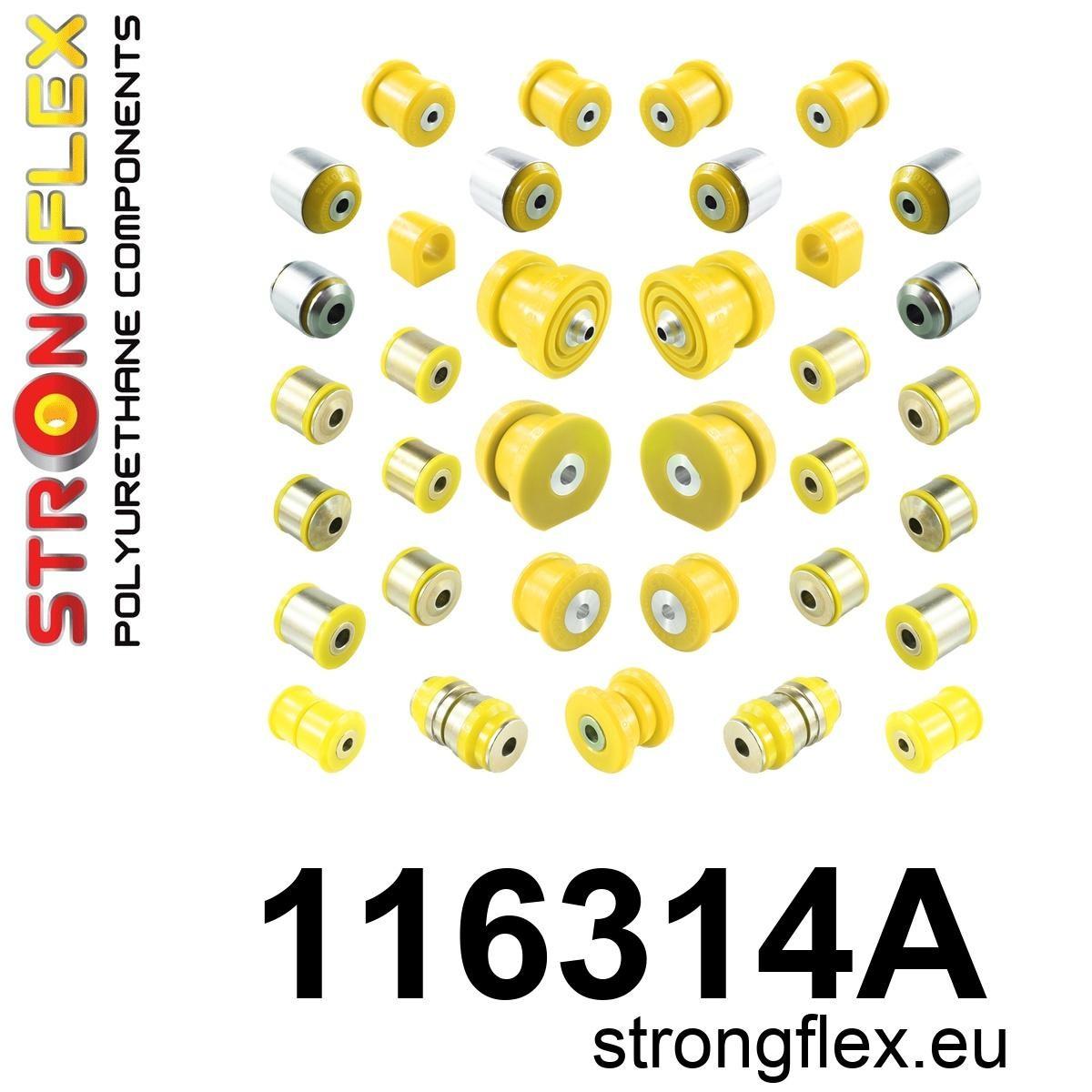 116314A: Full suspension bush kit SPORT