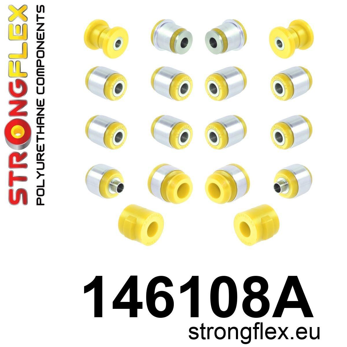 146108A: Rear suspension bush kit SPORT