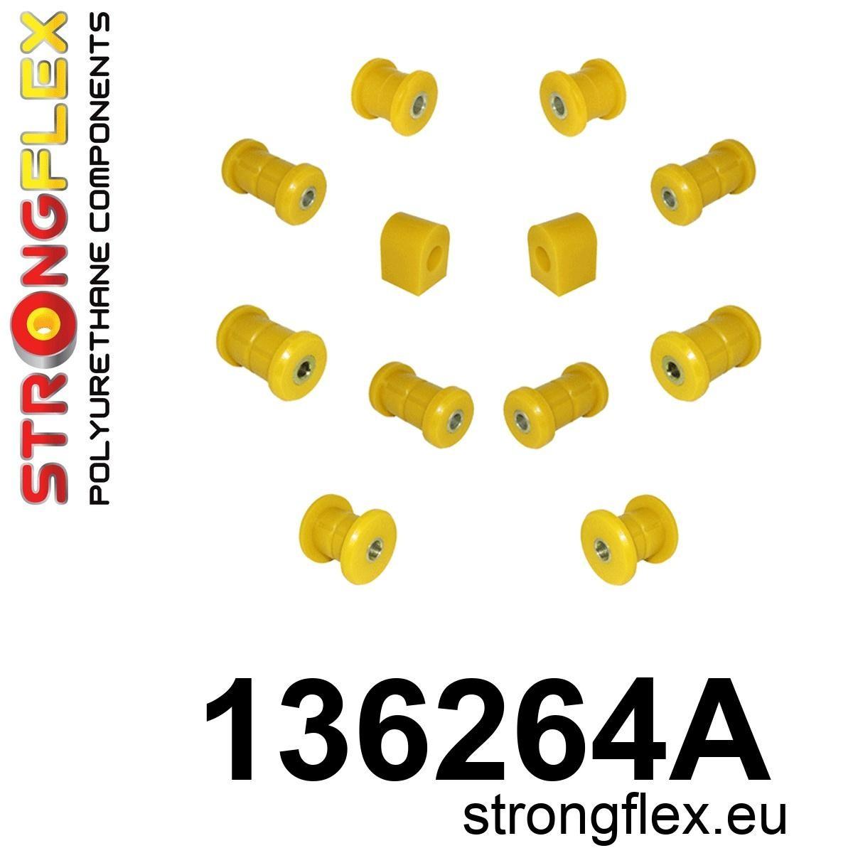 136264A: Rear suspension bush kit SPORT