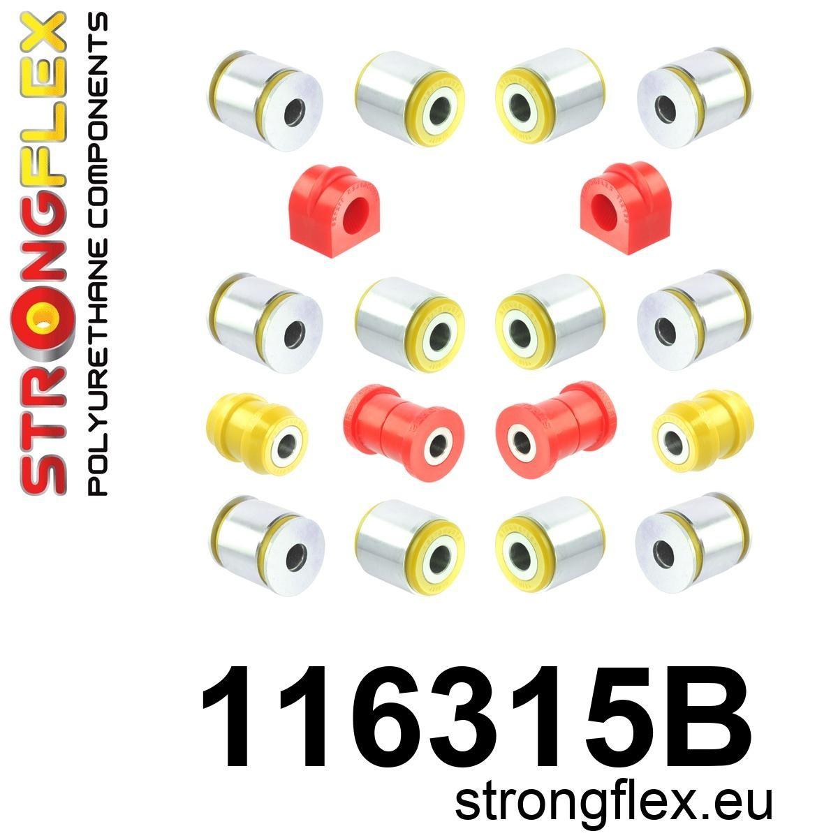 116315B: Rear suspension bush kit
