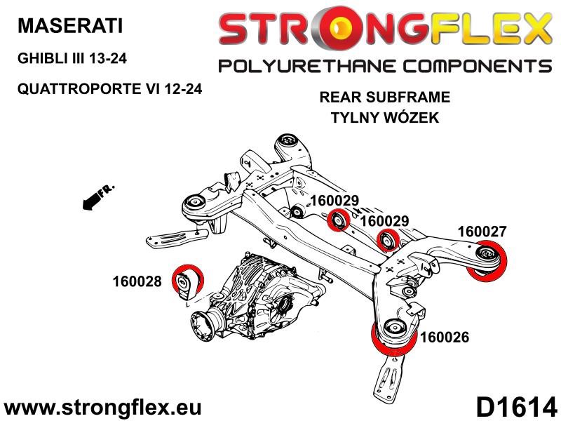 160029B: Rear diff mount - rear bush