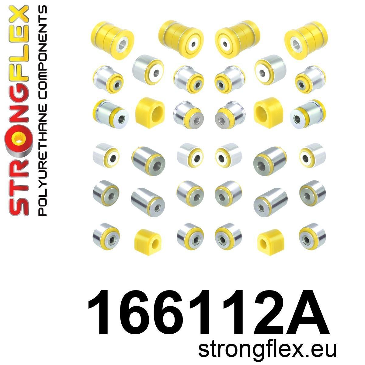 166112A: Full suspension bush kit SPORT