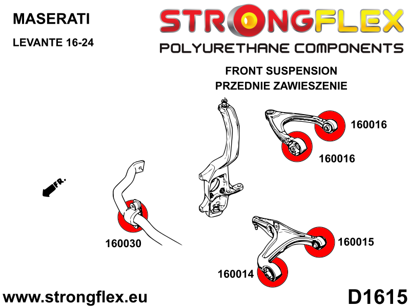 166112B: Full suspension bush kit