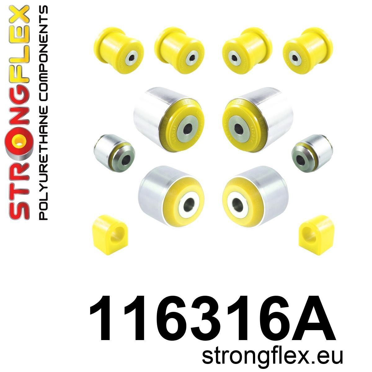 116316A: Front suspension bush kit SPORT