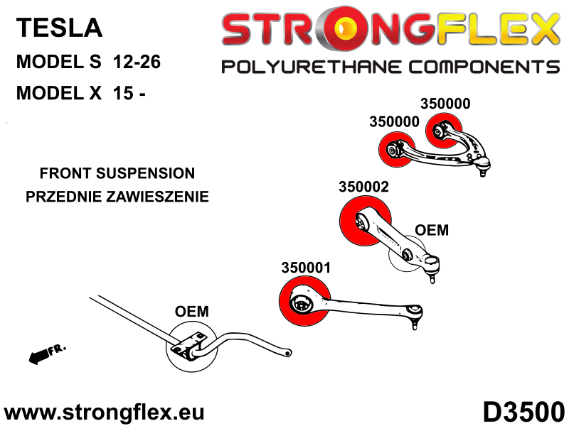 356004A: Full suspension bush kit SPORT