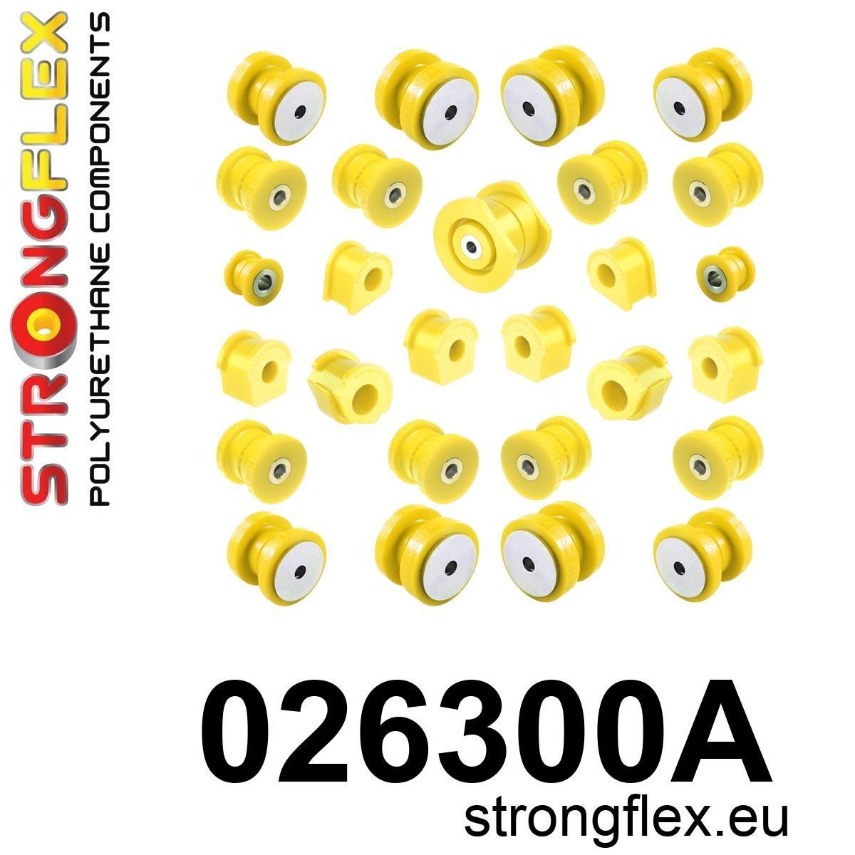 026300A: Full suspension bush kit SPORT