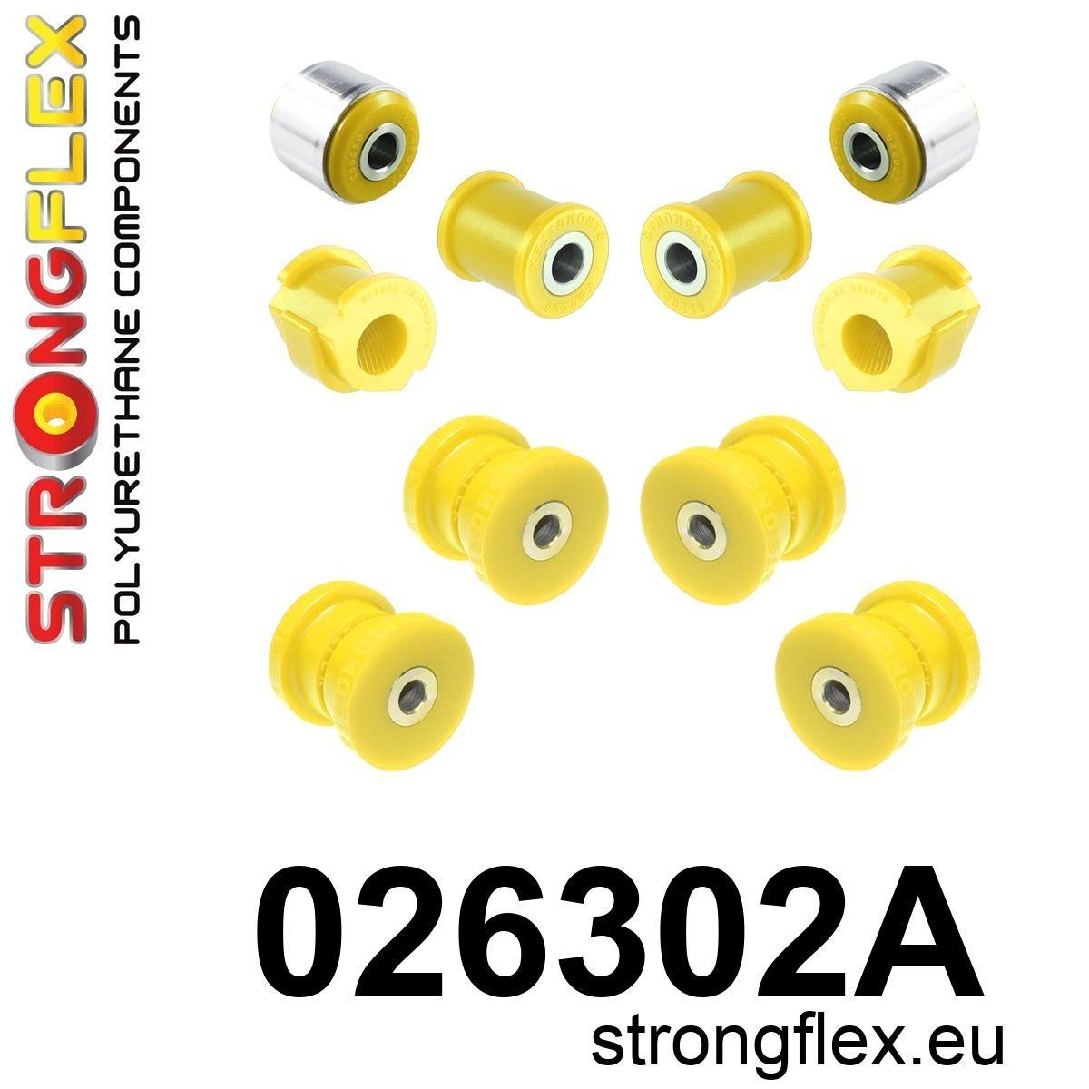 026302A: Front suspension and ream beam bush kit SPORT