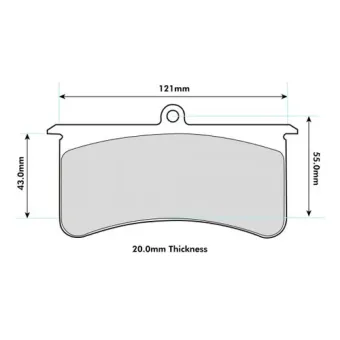 Wilwood Brake Pads for Wilwood Superlite 4- and 6-Piston Calipers 8073 — ProRace