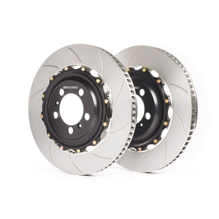 A1-174SL - GiroDisc 2-Piece Rotor Assembly-Left Honda / NSX (2nd Gen) 2016-Present / Coupe (NC1) 2016-Present / NSX 3.5 Twin Turbo Hybrid (w/ Ceramic Discs) 2016-Present