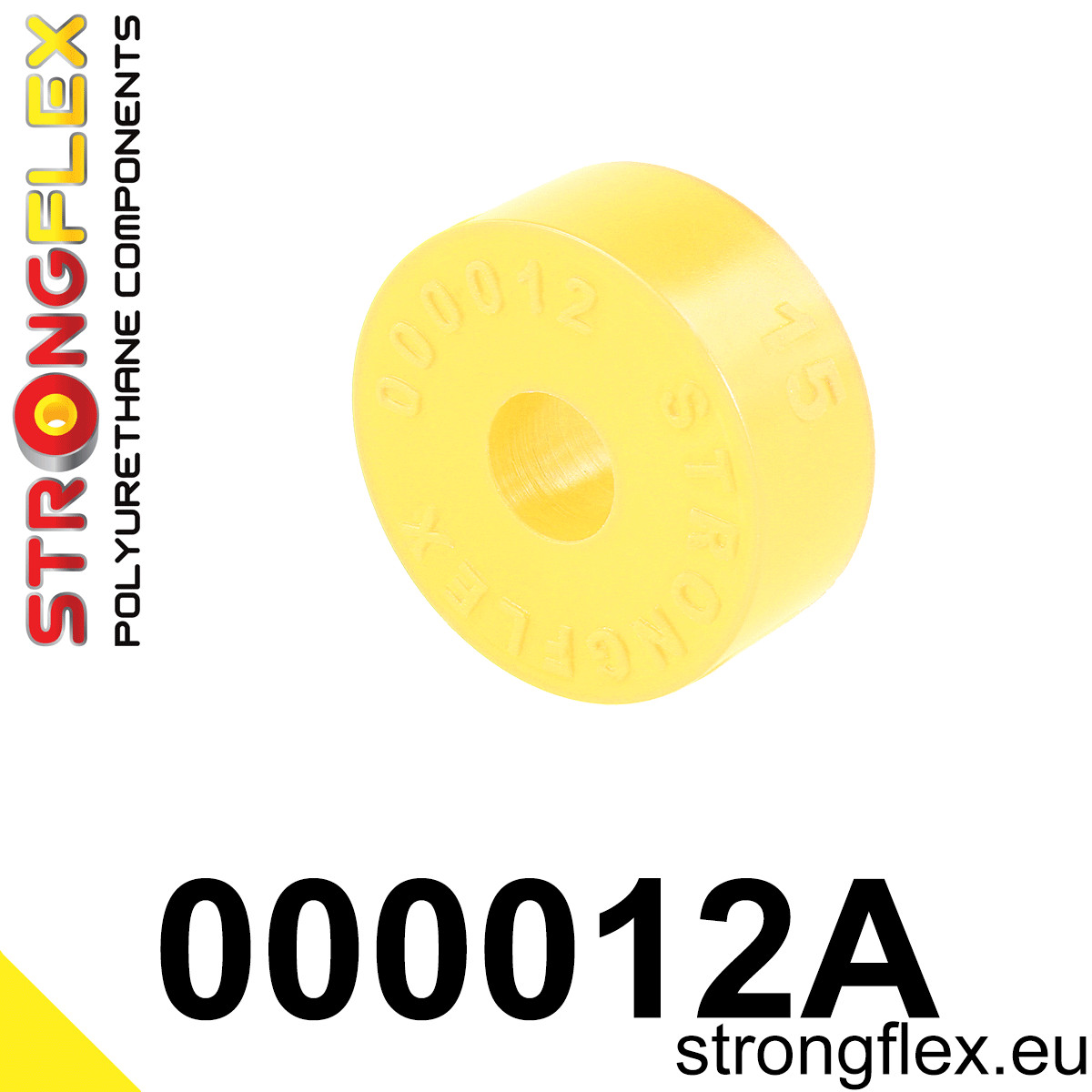 000012A: Shock absorber bump stop 15mm 12mm