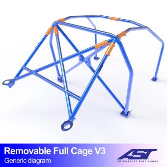 Rolkooi BMW 1-serie (E87) 5-deurs hatchback – Uitneembare volledige kooi V3