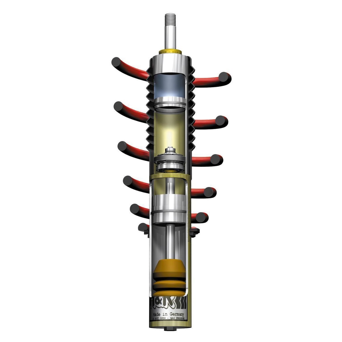 H&R Monotube coilover set Tiguan Typ 5N (AD1) 4WD
