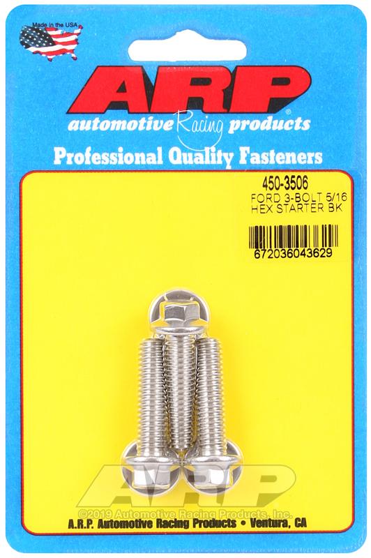 FORD 3-BOLT 5/16 HEX STARTERBOUTKIT